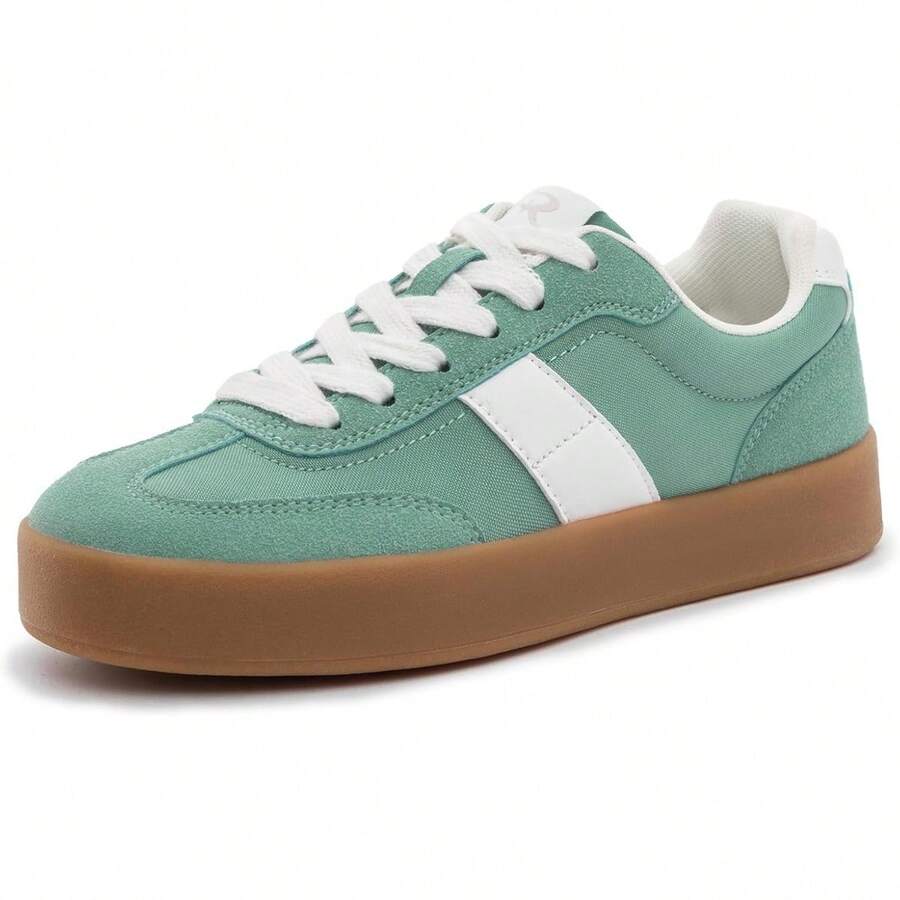 Rihero Women Platform Sneakers Comfortable Casual Shoes Vintage Inspired Non Slip Walking Tennis Shoes