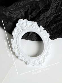 10个/1个复古奢华巴洛克风格树脂相框装饰，圣诞DIY童话娃娃屋迷你相框装饰，适合圣诞娃娃展示，送给家人和朋友的惊喜礼物，珠宝店景观配件