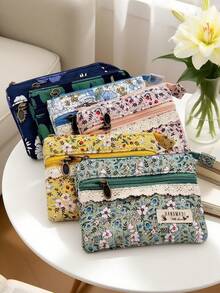 1 szt. Mała kosmetyczka, torba do przechowywania, podróżna portmonetka na monety, kosmetyczka, śliczna kosmetyczka, podróżna kosmetyczka, kosmetyczka, torba do przechowywania kosmetyków, przenośna torba o dużej pojemności, mała kosmetyczka na prezent dla kobiet, torba do przechowywania, kosmetyczka podróżna na monety