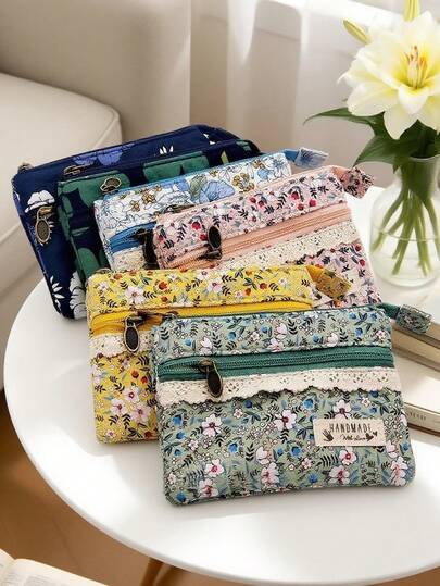 1 pièce Petit sac cosmétique, sac de rangement, porte-monnaie de voyage, trousse de toilette, sac cosmétique mignon, sac cosmétique de voyage, trousse de toilette, sac de rangement cosmétique, sac de rangement portable grande capacité, petit sac cosmétique pour cadeau de femme, sac de rangement, porte-monnaie de voyage cosmétique