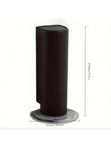 强力磁性门挡，门底磁性门挡，双面胶带，装饰性哑光黑色门挡，降噪硅胶制成，易于安装，无需钻孔，窄磁性门挡 - 静音防撞，防风，高度可调 - 彩色 - 查看 6