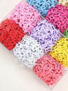 40pcs/Set Colorful Random BB Clips For Girls, Cute Side Bangs Clips, Versatile Hairpins For Daily Use, Won't Damage Hair - Multicolor - View 2