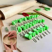 1 Set Uppercase & Lowercase Letter Clay Stamp Set, Handmade DIY Letter Molds | Small Embosser | Polymer Clay Stamps, Suitable For DIY Projects, Multi-Purpose Embossing Tool Kit - Multicolor - View 4