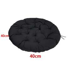 1个圆形鸟巢形靠垫 - 加厚雷达椅摇篮吊篮靠垫，适用于吊篮垫、鸟巢形蒲团垫、靠背雷达椅垫，户外防水，柔软舒适，防污，适合作为情人节礼物和其他节日礼物。