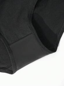 [21pcs Soft Women's  Cotton Pants Underwear ] 21pcs Set Of Women's Cotton Pants,Elegant, Fashionable, Soft And Skin Friendly Underwear, Suitable For Daily Commuting, Women'S Underwear - 黑色 - 查看 8