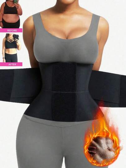 女士束腰塑身衣，高压缩收腹带，腹部塑形，三层环绕式束身衣，经典日常穿着款