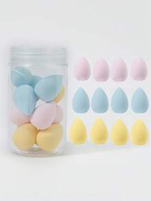 12个/套迷你化妆海绵，超柔软不吸水干湿两用化妆海绵 - 彩色 - 查看 8