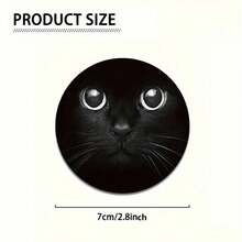 2 件猫咪汽车杯架，2.8 英寸圆形装饰性汽车杯垫，家用和汽车饮料杯垫，男女通用汽车内饰配件，装饰性杯垫，适合作为节日和生日送给家人和朋友的礼物 - 彩色 - 查看 7