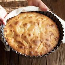 1/3/4 Stücke antihaftbeschichtete wellige Spitze Kuchen- und Pizzabackformen, Kuchenbackformen mit Schwimmbodendesign - Schwarz, gerippte Ränder für einfache Reinigung, perfekt für Heimküchen