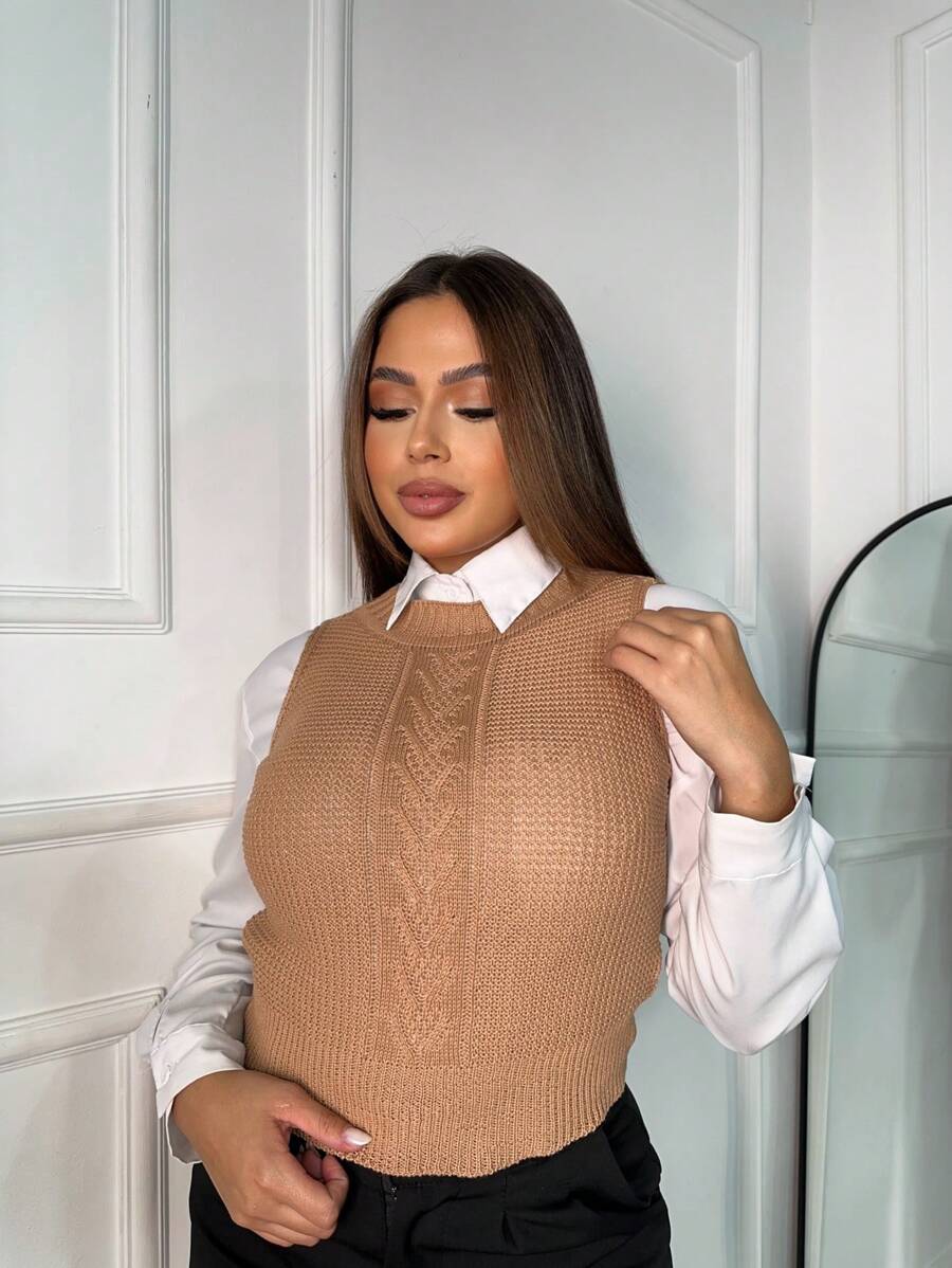 Women Sweater Vests - . - View 1