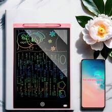 50 pieza Tableta de escritura electrónica de 8.5 pulgadas Pantalla a color Tablero de dibujo Papel para escritura a mano Tableta de dibujo Regalo para adultos en el hogar, la escuela y la oficina (Algunas partes se envían al azar), Vuelta a clases - Cabello mixto multicolor - Ver 7