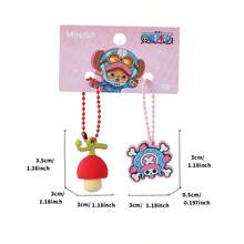 Miniso 海贼王系列恶魔果实立体对挂件（乔巴）。将乔巴对应的恶魔果实以立体的形式呈现，造型可爱又独特。（1个） - 彩色 - 查看 7