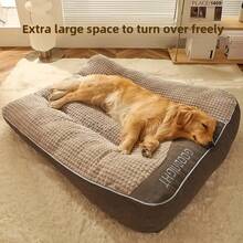 Luxury XXL Orthopedic Dog Bed - Detachable Washable Sofa For Large Breeds 15-50kg, Non-Slip Bottom & High-Density Foam, All-Season Premium Pet Bed (Christmas Gift Idea - Grey - View 3