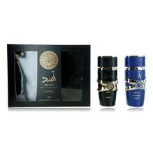 Lattafa Combo 2pcs Asad 5th Anniversary Edition , 2 Piece Gift Set For Men - clear/transparent - View 1