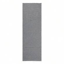 Individual Runner Rug Various Sizes - 100% Cotton Home Living Room Bedroom Kitchen - 黑色/灰色 - 查看 2
