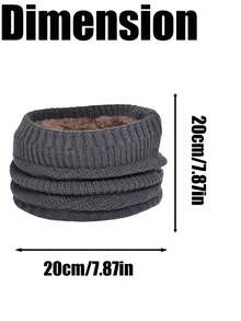 2 PIEZAS Conjunto de gorro y bufanda de invierno cálido, gorro de punto de moda apto para hombres y mujeres, gorro de lana de forro polar cálido de invierno para hombres, conjunto de 2 piezas de bufanda, protección para las orejas, gorro de lana