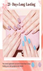 JODSONE Nail And Nail Repair Kit  Gel Nail Polish Kit With U V Light 32 Colors Gel Polish Nail + 4 Functional Adhesive Bottles Kit Soak Off Manicure Tools Gifts For Women - 軍綠色 - 查看 5