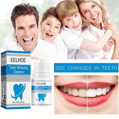 Teeth Whitening Serum Caries Remove Teeth Plaque Remover Yellow Tooth Stain Cleaner Teeth Cleansing Dental Repair Serum Oral Hygiene Dental Tooth Cleaning Tools