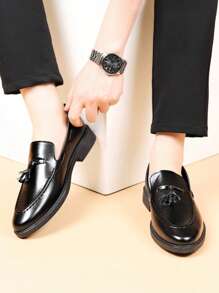 男士乐福鞋正装鞋尺码 39-47，优质皮鞋，适合秋冬季城市聚会、工作、度假，舒适平底鞋，休闲、户外、日常通勤、工作、派对、万圣节、校园、学生、教师、青年、中年、旅行、四季皆宜