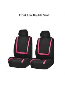 Universal Fit Car Seat Covers – 9PCS (Full Set), 4PCS (2-Seat), 2PCS (1-Seat) Options – U-Shaped Stripes Design, Non-Slip & Wear-Resistant, Airbag Compatible With GM, SUV, Sedan, Van – Easy Clean & Stylish Interior Upgrade