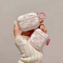 1 Set Lily Flower & Butterfly Transparent Earphone Case, Compatible With Apple Pro (2nd Gen), 3, Pro, 1/2, 4 And Earphones - Multicolor - View 1