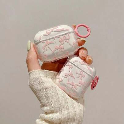 1 Set Lily Flower & Butterfly Transparent Earphone Case, Compatible With Apple Pro (2nd Gen), 3, Pro, 1/2, 4 And Earphones