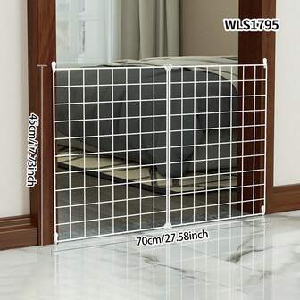 Pet Gate No Drill Dog Fence Barrier Enclosure Indoor Small Dog Teddy Corgi Protection Fence Isolation Door Cage