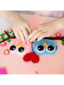 10/20/40Pcs Felt Fabric Sheets - 6 X 6 Inches, 1mm Thick DIY Craft Felt In 40 Random Colors - Ideal For Patchwork, School Projects And Decorations (15 X 15cm) - Multicolor - View 6