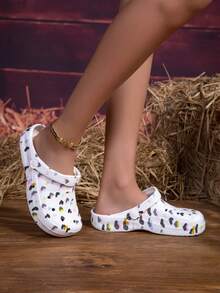 New Women's Adjustable Loose Flat Garden Shoes, Bedroom/Travel/Beach Slippers, Closed Toe Slides