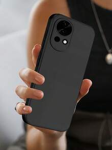 1 pièce Étui anti-chute noir, compatible avec la série , étui anti-chute noir pour téléphone . Étui de téléphone, coque de protection de téléphone, coque de téléphone, housse de téléphone, étui anti-chute pour téléphone, étui de téléphone noir, étui de téléphone minimaliste, étui de téléphone de couleur unie, étui de téléphone noir, étui de téléphone anti-chute en TPU (résistance aux chocs de niveau militaire) étanche, antichoc, résistant aux rayures - Noir mat - Voir 8