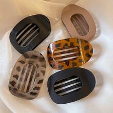 1 Piece Abalone Claw Clip With A High-End Feel, New Style Of Hair Clip With A Flat Horizontal Clip At The Back Of The Head - Multicolor - View 6