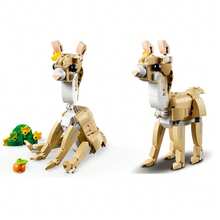 LEGO Creator 3 In 1 Cute Bunny Toy - Building Toy Set With 3 Build Options, Bunny, Seal, Or Llama - Birthday Gift & Craft - Animal Figures For Kids, Girls And Boys, Ages 8+ - 31162 - 31162 - View 4