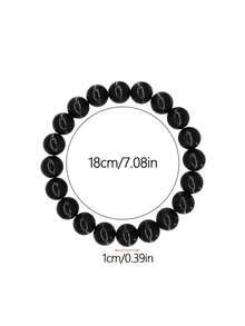 D EXCEED 1 件/4 件 20 世纪 80 年代霓虹塑料实心串珠长项链，适合 80 年代嘻哈、化妆、派对、家庭聚会和女士服装配饰 - 多色 - 查看 12