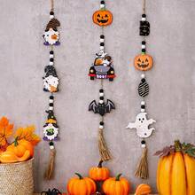 New Halloween Listing Home Party Ghost Festival Decoration Bead String Witch Pumpkin Bat Pendant Halloween Pendant Pendant Decoration Halloween Essential,Fall Decorations Home,Halloween Accessories,Fall Decor,Halloween Decor,Fall Home Decor