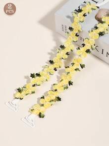 Women's Elegant Lingerie Accessories, Women's Underwear Shoulder Straps, Lace Lace Underwear Straps, Embroidered Leakable Shoulder Straps, High Elastic Shoulder Straps, Camisole Straps, Invisible Bra Straps, Suitable For Weddings, Parties For A Variety Of Occasions, Women's Underwear Accessories With A Variety Of Clothing Matching