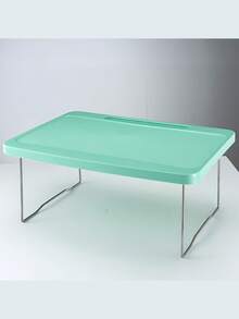 Foldable Portable Compact Table, Lightweight Plastic Multifunctional Table, Apartment, Home Desk, Suitable For Bedroom, Office, Camping And Travel-Space-Saving Design Without Assembly, Multi-Color Optional, Modern And Simple Style, Ideal Gift Compatible With Notebook Computers, Books And Snacks. - Multicolor - View 14