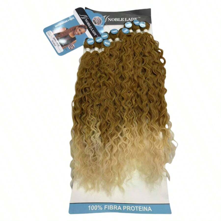 Curly Hair Fiber 100% PROTEIN 9 Screens 320G SARA Noble Lady - 漸變金色 - 查看 1