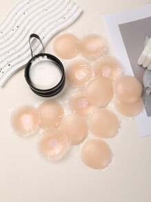 20个杏色硅胶乳贴，旅行装，方便携带，防止乳头凸出和痕迹，适合婚纱拍摄、晚礼服出席、服装搭配等场合。 - 杏色 - 查看 3