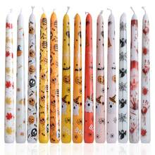 2支装 25厘米 幽灵图案无烟蜡烛,节日装饰及礼品 家居装饰 圣诞装饰 房间装饰 圣诞节,圣诞礼物 - 彩色 - 查看 8