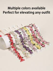 Women's Elegant Lingerie Accessories, Women's Underwear Shoulder Straps, Lace Lace Underwear Straps, Embroidered Leakable Shoulder Straps, High Elastic Shoulder Straps, Camisole Straps, Invisible Bra Straps, Suitable For Weddings, Parties For A Variety Of Occasions, Women's Underwear Accessories With A Variety Of Clothing Matching