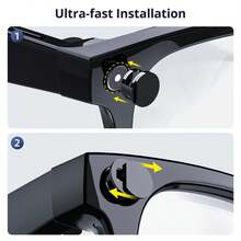 2Pcs Light Blocking Sticker Compatible With R-Ayban Meta Oak-Ley/Wayfarer/Skyler/Headliner Glasses Camera Light Cover