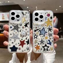 Shockproof Anti-Yellowing Drop-Proof Colorful Five-Pointed Star Pattern Transparent TPU Phone Case For I Phone XR 11 12 13 14 15 16 PRO MAX 7 14 15 16 PLUS Redmi POCO F3 F5 M4 PRO M5S X3 PRO X3 NFC X4 PRO C55 C65 11 Llite 12 Lite Redmi A1 A2 A3 9A 10C 12c 13C 14C Note 8 9 11 12 13 PRO Galaxy M23 M34 M52 M53 A03 A04 A05 A10 A11 A12 A14 A15 A20 A30 A23 A32 A34 A35 A50 A51 A52 A54 A55 A71 A72 S20 FE S21 FE S22 ULTRA S23 FE S23 ULTRA S24 PLUS S24 ULTRA S25 ULTRA S35 MOTO E7 E13 E20 E22 EDGE 30 40 G04S G7 G9 G10 G13 G23 G14 G15 G20 G22 G24 G30 G32 G34 G35 G52 G53 G54 G60 G84 G9 PLAY - Y2 - 查看 5