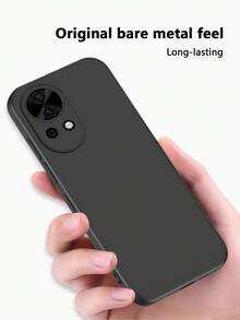 1 pièce Étui anti-chute noir, compatible avec la série , étui anti-chute noir pour téléphone . Étui de téléphone, coque de protection de téléphone, coque de téléphone, housse de téléphone, étui anti-chute pour téléphone, étui de téléphone noir, étui de téléphone minimaliste, étui de téléphone de couleur unie, étui de téléphone noir, étui de téléphone anti-chute en TPU (résistance aux chocs de niveau militaire) étanche, antichoc, résistant aux rayures - Noir mat - Voir 3