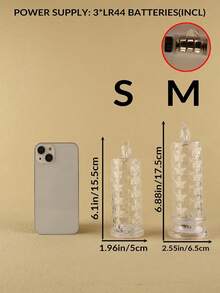 1pc Battery Powered LED Rose Pattern Candle Light - Suitable For Birthday, Wedding And Party Decoration, Glowing Candle Light