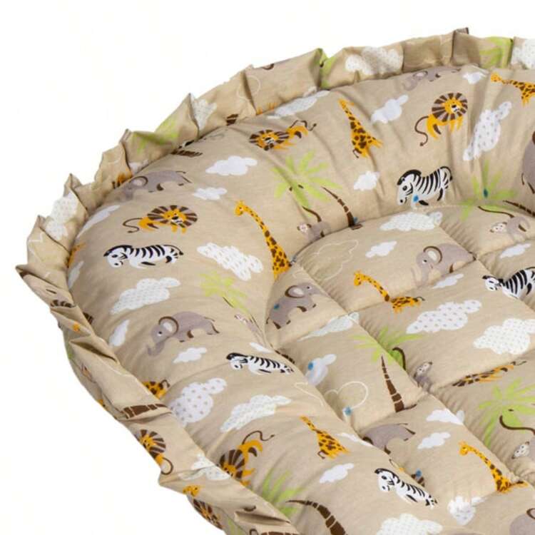 Soft 100% Cotton Plain Or Printed Baby Sleeping Nest - 卡其色狩獵裝 - 查看 2