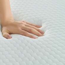 Gel Topper Mattress Topper For Reversible Use, 4/6 Cm Height, Cover Made Of 100% Cotton, Breathable, Cooling Mattress Topper With Memory Foam - trắng - Xem 5