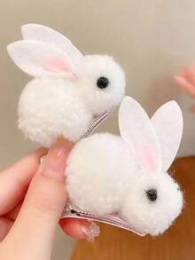 Conjunto de talla grande de 14 accesorios para el cabello de mujer para Pascua, lindos clips de conejo para el cabello - Mini clips para el cabello adecuados para cabello fino, pinzas para el cabello, ganchos para el cabello, pasadores para el cabello, barretas para el cabello