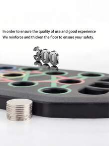 2/3 Stücke Multifunktionale Heimfitness-Ausrüstung, ergonomisches Push-Up-Trainingsboard zur Stärkung von Brust und Schultern, faltbares tragbares Fitness-Trainingsboard, nicht-elektrisch, PP-Material, 28-Loch Multifunktions Push-Up-Board