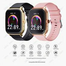 Reloj inteligente resistente al agua, llamada/marcación inalámbrica, modo multideportivo, recordatorio y rechazo de llamadas, recordatorio de SMS, fondo de pantalla personalizado, para teléfono/Android