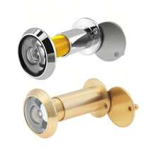 Spioncino grandangolare a 200 gradi con lente in vetro ad alta definizione, copertura girevole per la privacy, anti-furto e anti-rotazione, adatto per porte di camere d'albergo e vari tipi di porte - Multicolore - Visualizzare 6